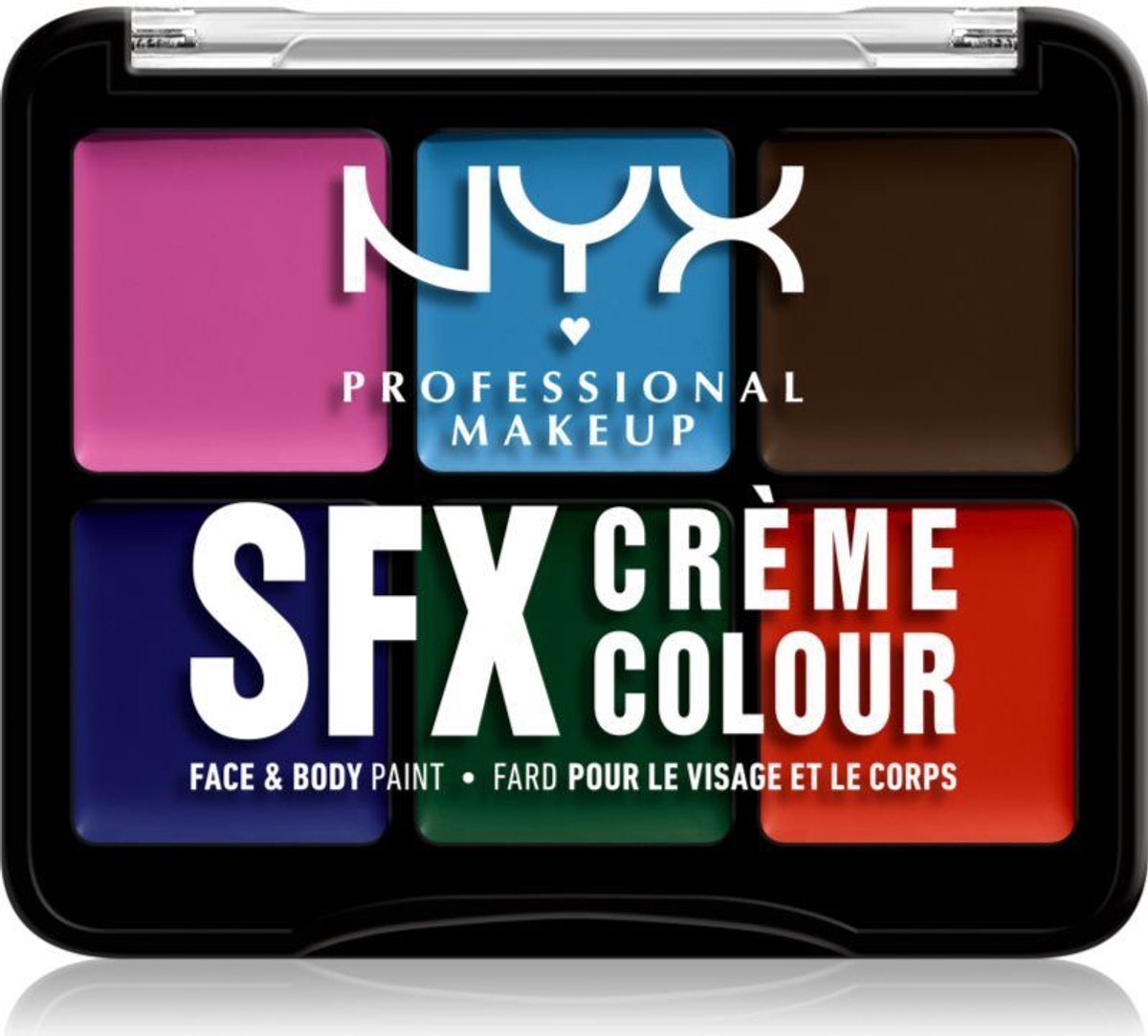 NYX PROFESSIONAL MAKEUP SFX Creme Colour Face & Body Paint -SPXPP02 6x Secondary Colors-