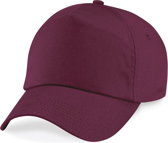 Beechfield Original 5 Panel Cap Bright Burgundy