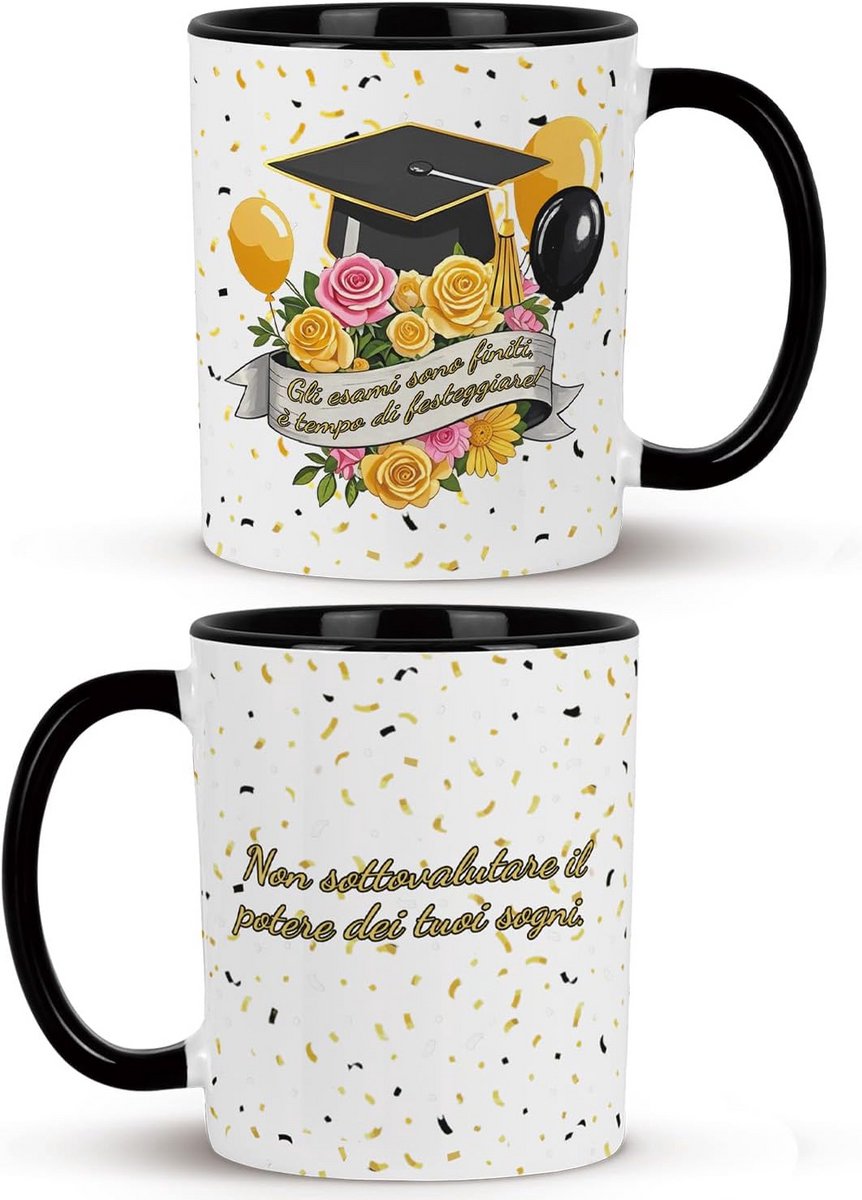 Cadeau Mok voor Afstuderen - Keramische Koffiemok voor Studenten