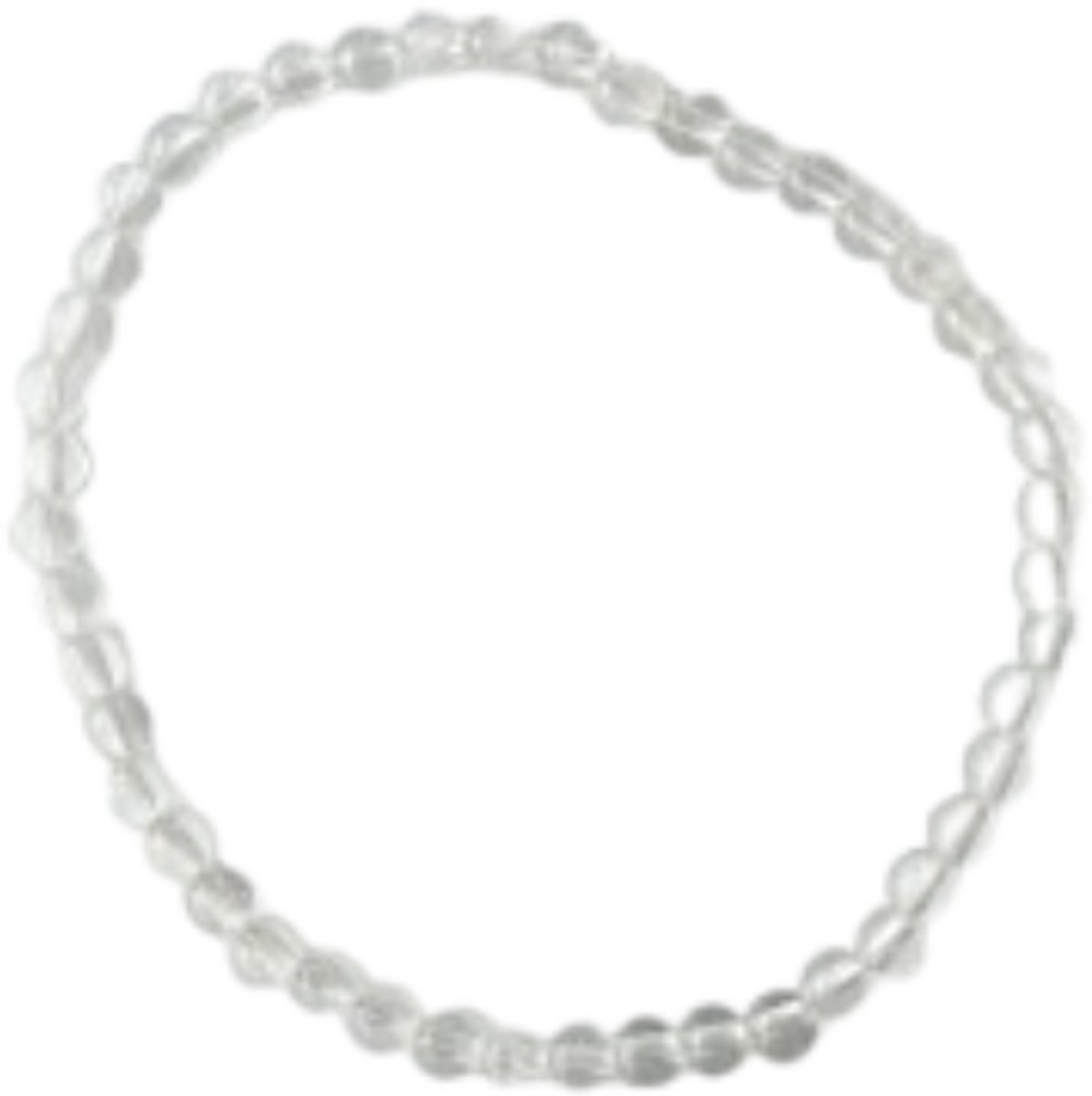 Bergkristal armband 4mm maat 18 helderheid en enerievol