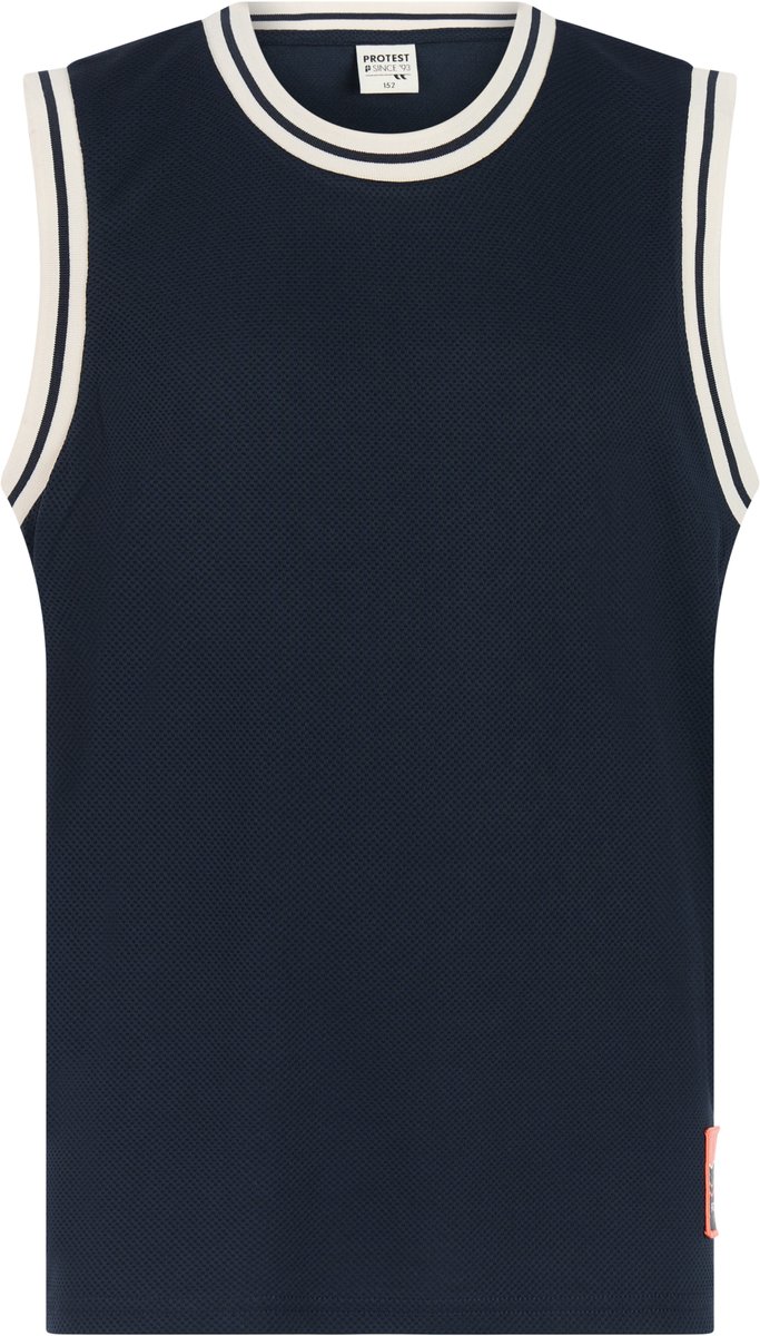 Protest PRTFalty JR Tanktop Jongens Mouwloos Ronde hals Loose fit Marineblauw
