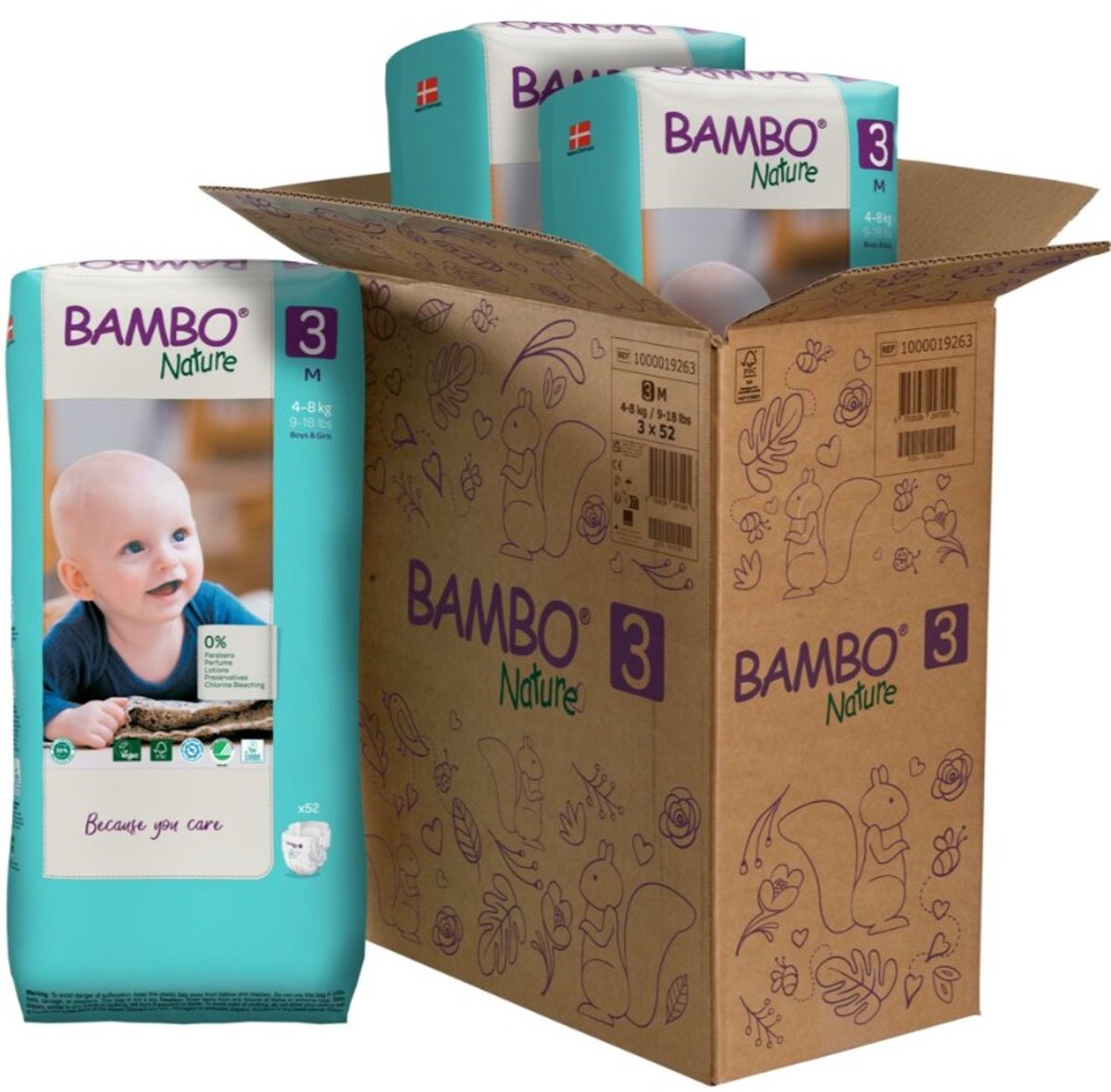 Bambo Luiers Midi - 4 - 8 kg