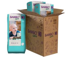 Bambo Luiers Maat 3 Midi - 4 - 8 kg - 3 x 52 stuks - Voordeelverpakking