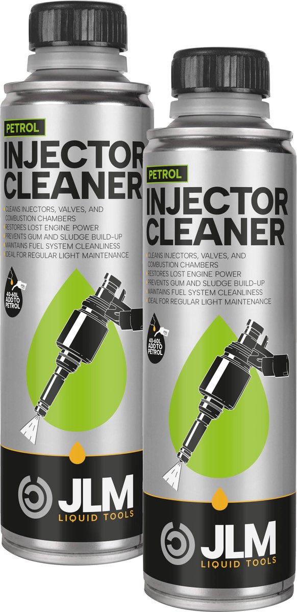 JLM Petrol Injector Cleaner - Benzineadditief - Reinigt Injectoren - Herstelt Motorvermogen - 2 x 250ml