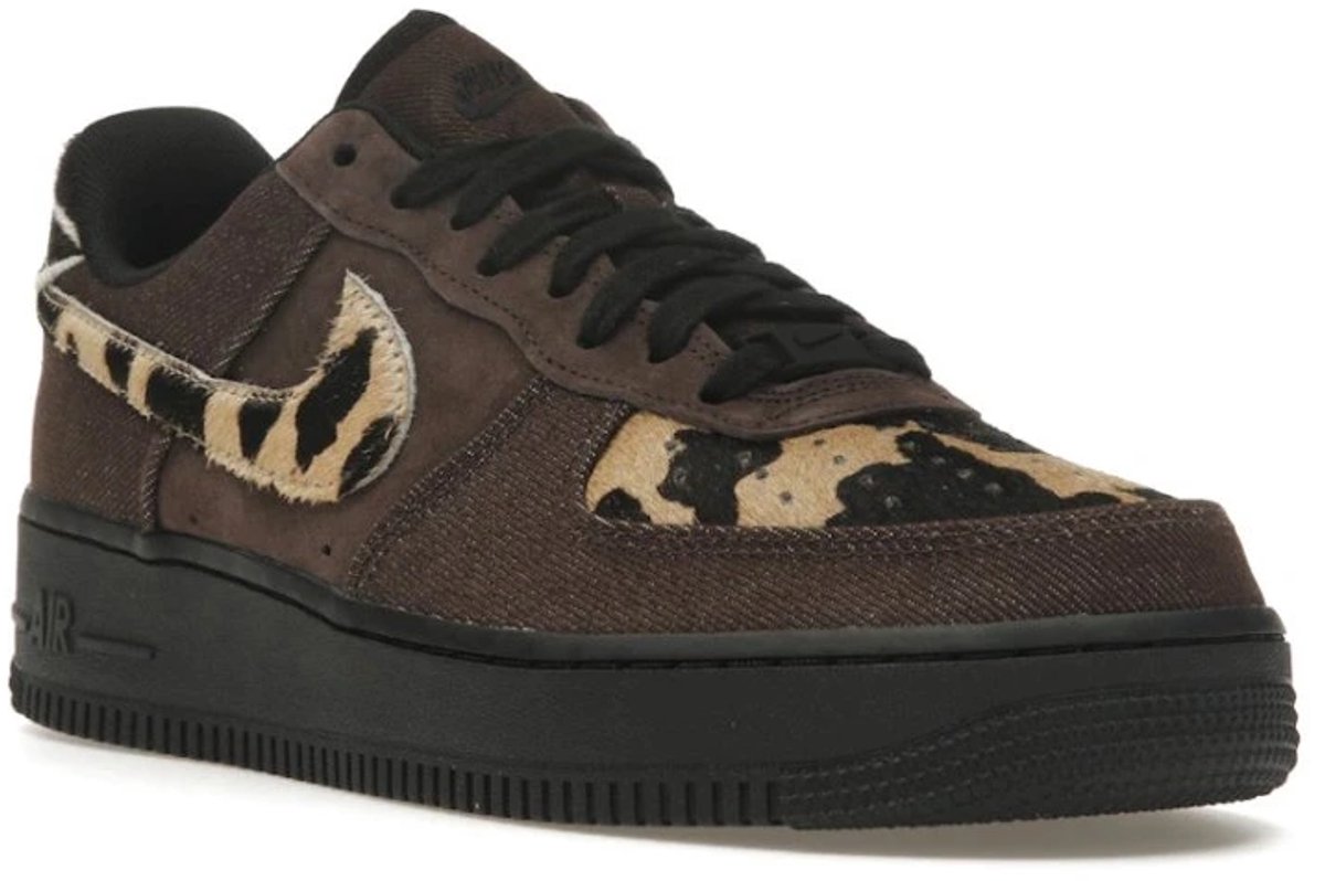 Nike Air Force 1 Low ’07 Animal Print Baroque – HV6356200 damessneakers – tijgerprint lage sneakers Bruin