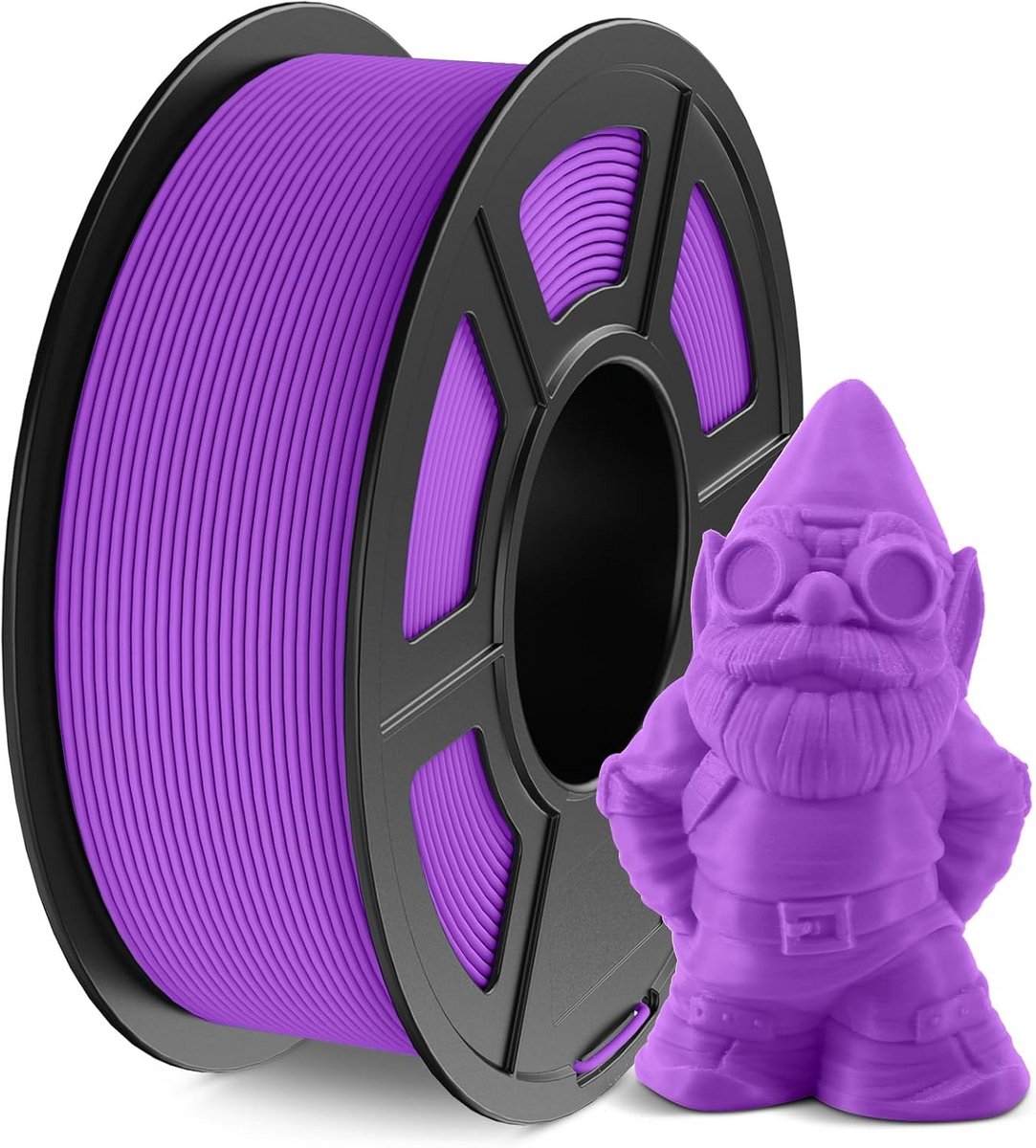 Matte PLA Filament 1.75mm voor 3D Printer - 1.1kg Paars - Hoge Maatnauwkeurigheid