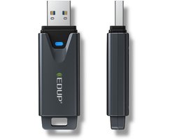 EDUP EP-AX1678 USB WiFi Adapter - WiFi 6E 3000 Mbps - Tri-Band 2.4/5/6 GHz - Tot 3 Gbps - USB 3.0 - WPA3 - Ingebouwde antenne - Voor Windows 10/11 & Linux