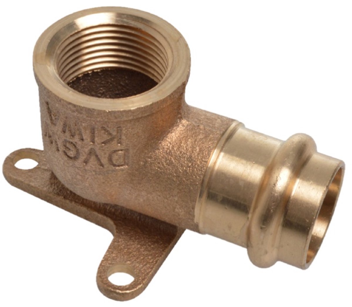 KIRCHHOFF BR Wandplaat - Blanco - 22 mm x 3/4"BI - 1 mof - (P4471g)