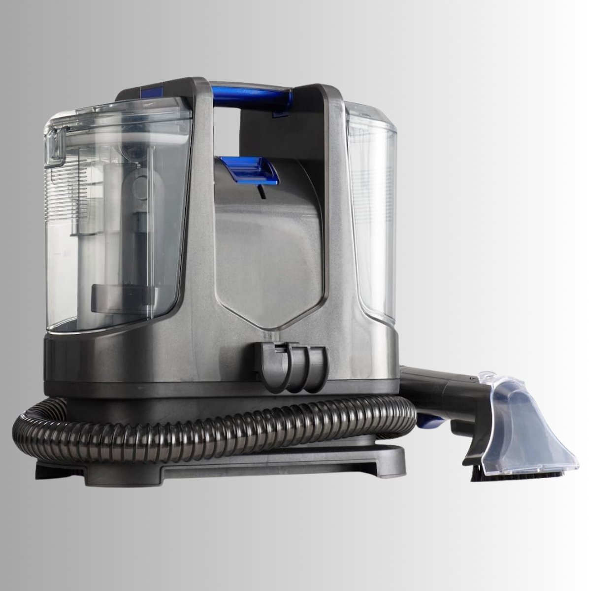 Aurixi® Stoomreiniger Bank - Vlekkerreiniger - Tapijtreiniger - 400W - 1100ML Schone Tank - Grijs - 15cm x 27cm x 28cm
