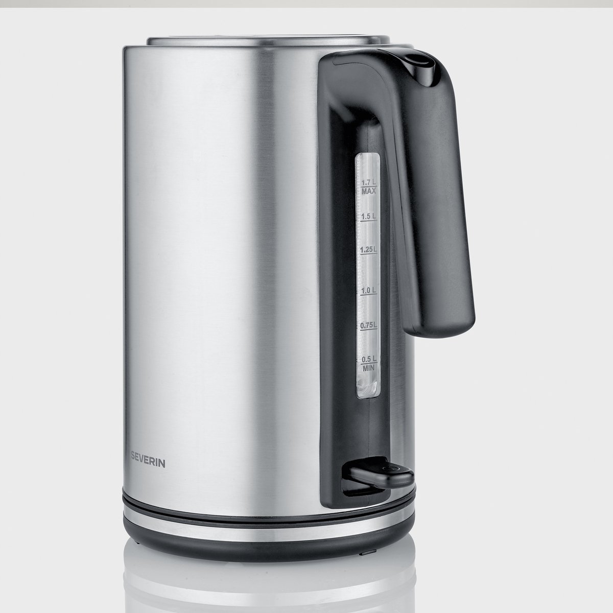 Severin WK 3449 Waterkoker – 1,7 Liter – 2400W – RVS – Zwart/Zilver