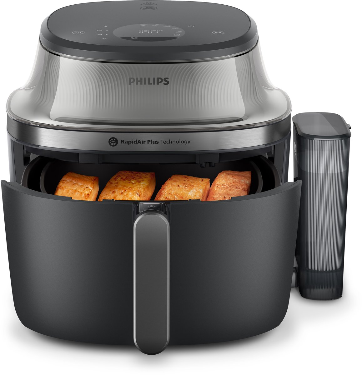 Philips Airfryer Single Basket 5000-serie met Stoomfunctie – NA541/00 – SteamClean - SteamFry – 7,2L – Tot 6 personen — afbeelding 2