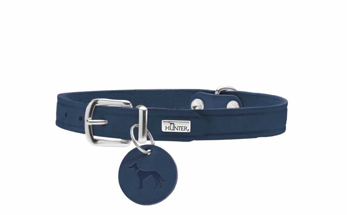 Hunter Hondenhalsband Aalborg Blauw Maat 42: 32-38 cm