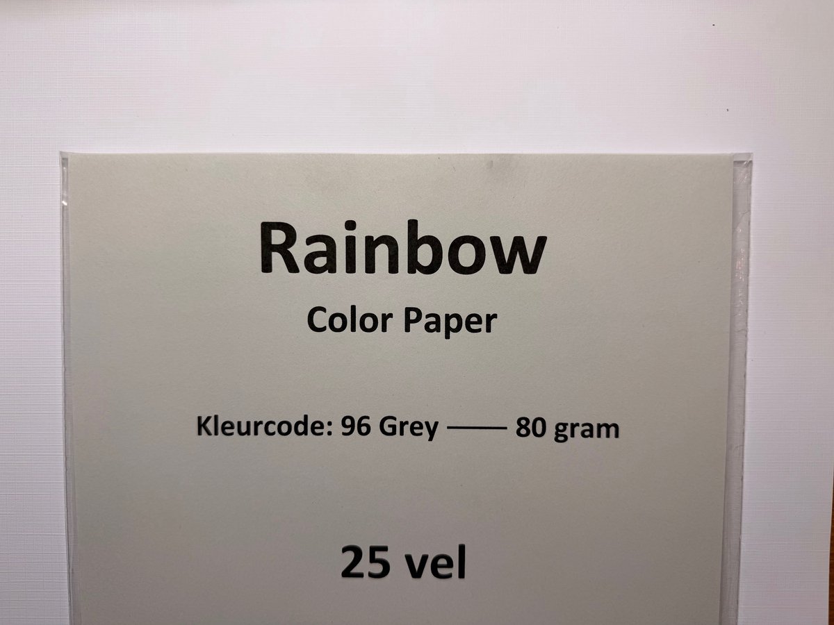 Rainbow KL-96 80gram grey papier
