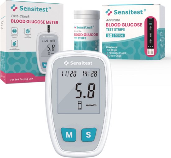 Sensitest Bloedsuikermeter Compleet Pakket