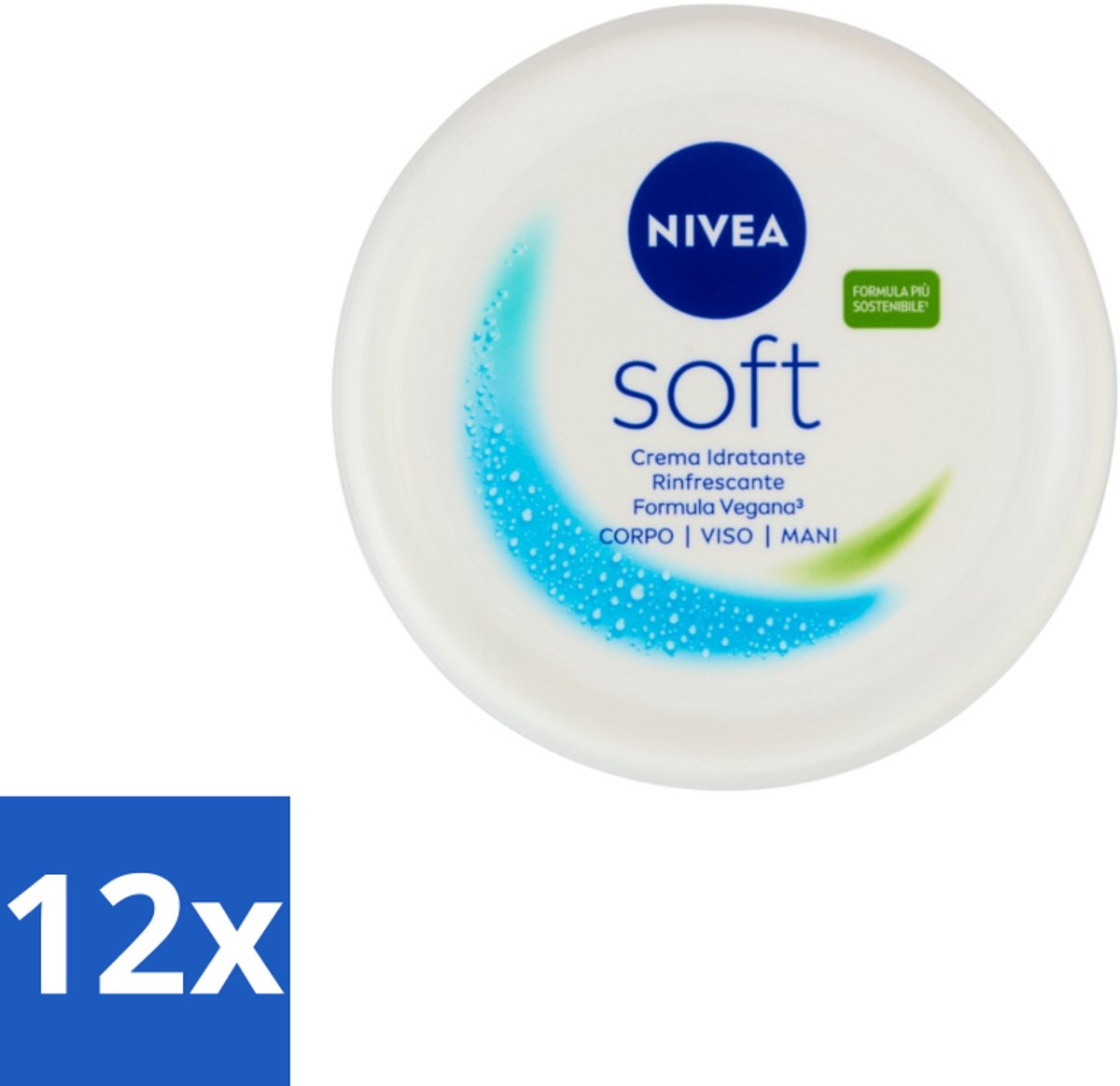 Nivea – Crème – Soft - 300 ml - Voordeelverpakking - 12 stuks