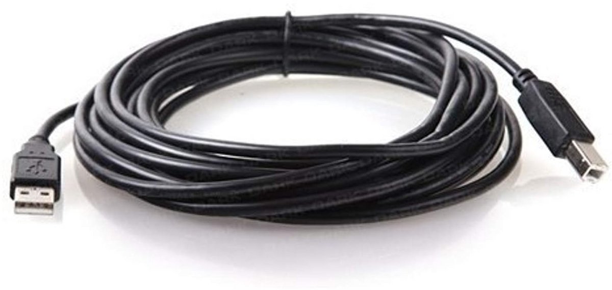 USB 2.0 Kabel Type B - 5 Meter - Printer / Scanner Kabel
