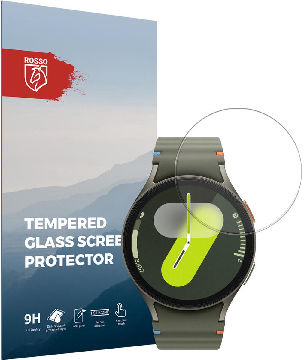 Rosso 9H Tempered Glass - Screen Protector Geschikt voor Samsung Galaxy Watch 7 44MM