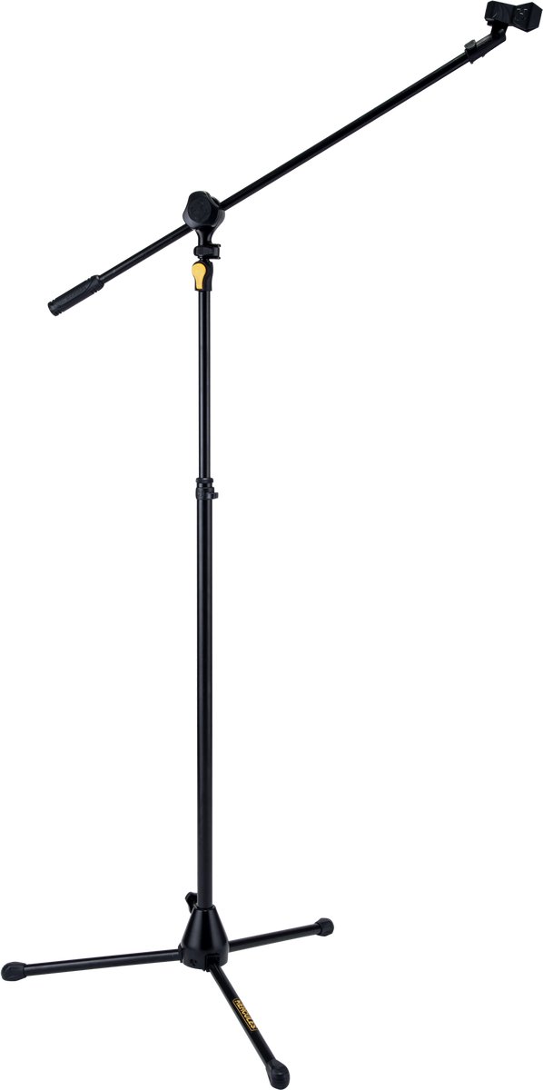 HERCULES Stands HCMS-632B+ microfoonstandaard, 111,5-168 cm, galg, 2-in-1, EZ Grip, driepotig