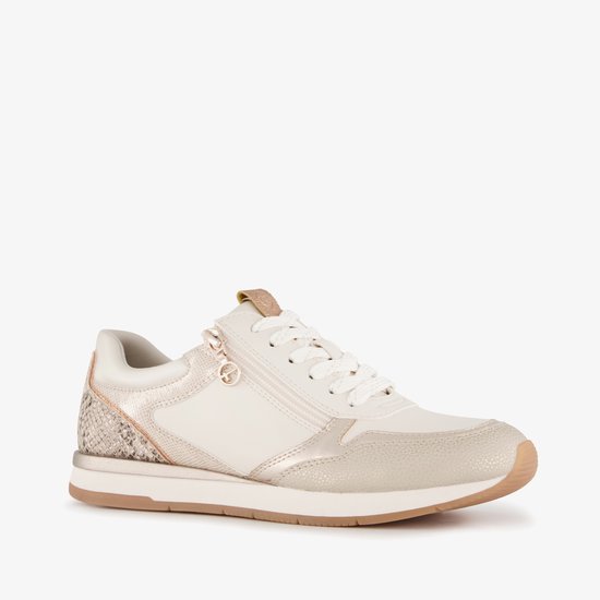 Baskets Tamaris femme blanc beige - Taille 38