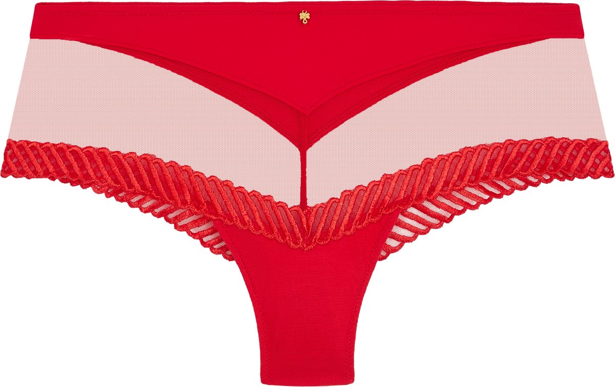 Aubade-sheer emotion-rood-short-M