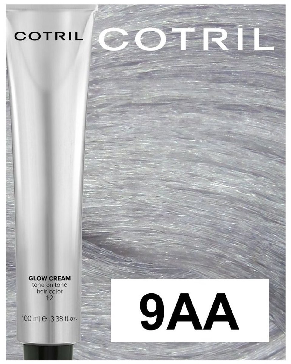 COTRIL GLOW CREAM TONE ON T.N.9AA BIONDO CH.SSIMO CENERE INTENSO 100ML