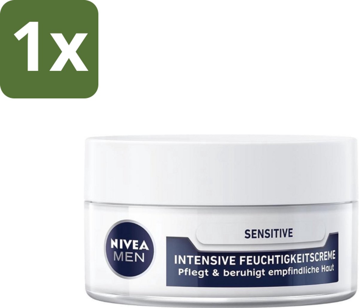Nivea Men – Gezichtscrème – Sensitive Intensive – 50 ml - 1 stuk