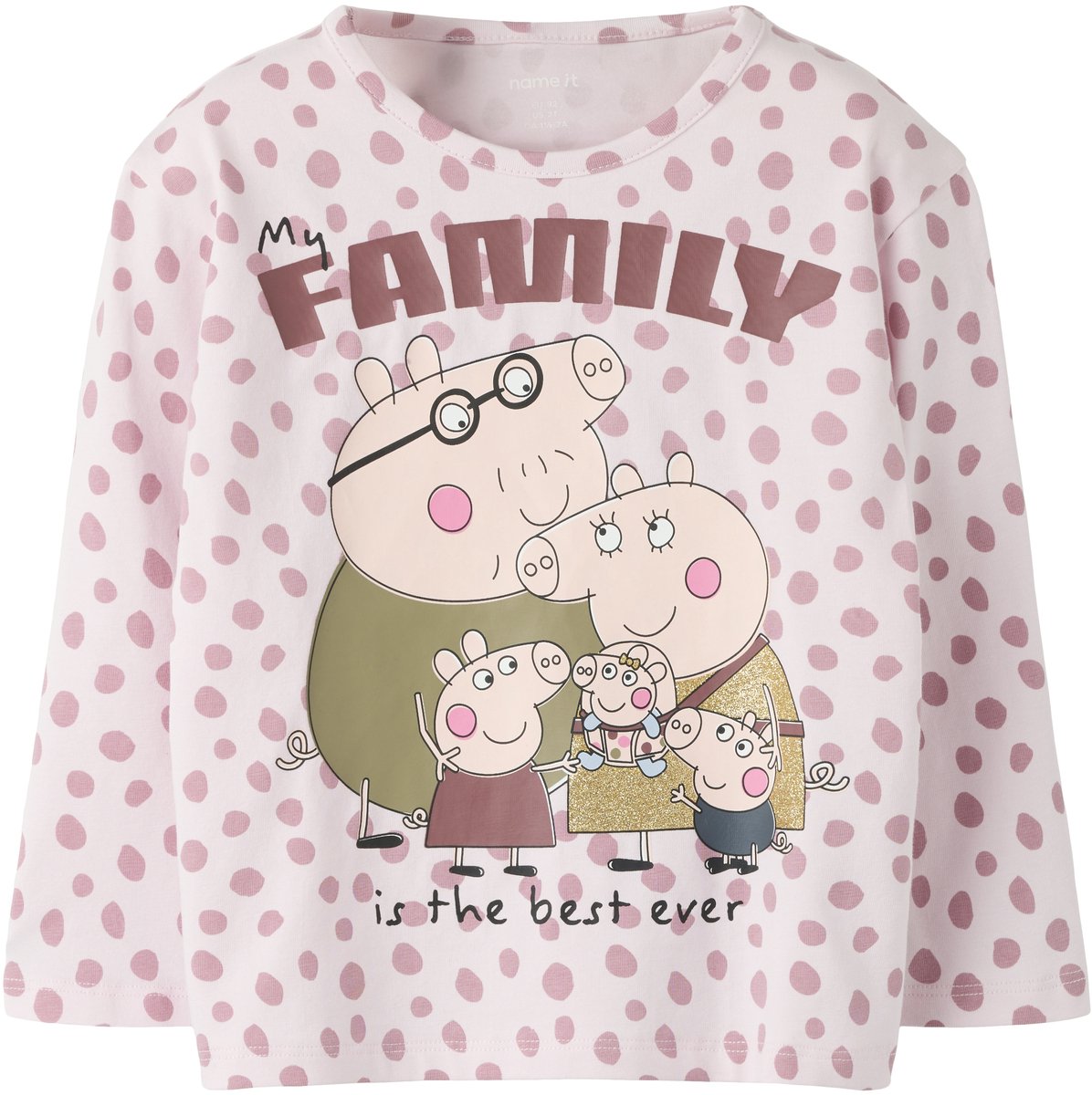 NAME IT - NMFAMIRA PEPPA LS NREG TOP BOX CPLG - Meisjes - Lange mouwen shirts