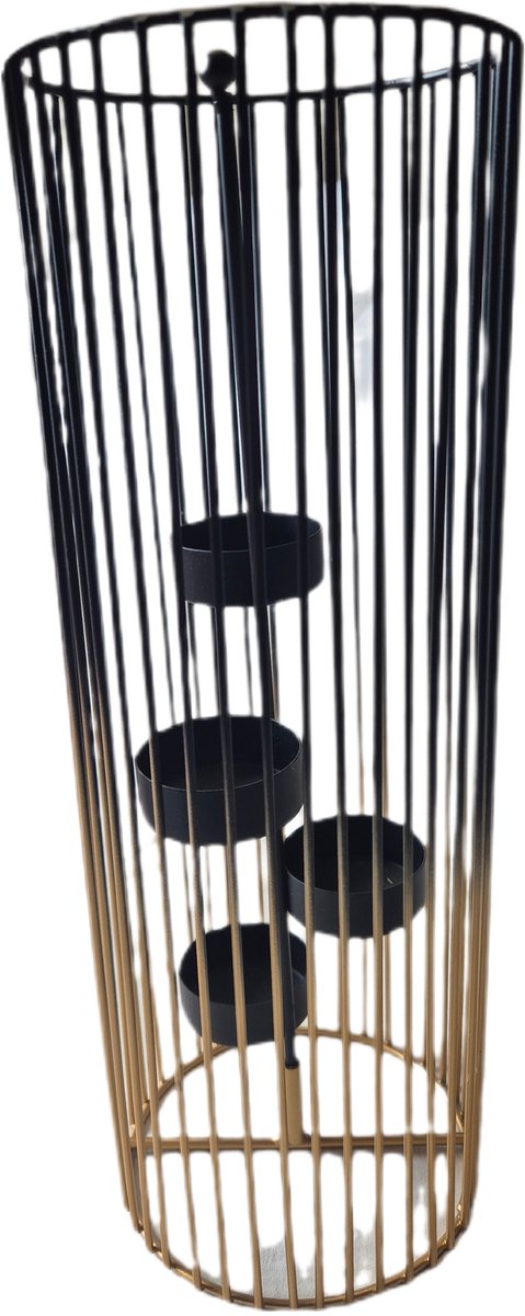 thee licht houder voor 4 theelichtjes - H&S collections