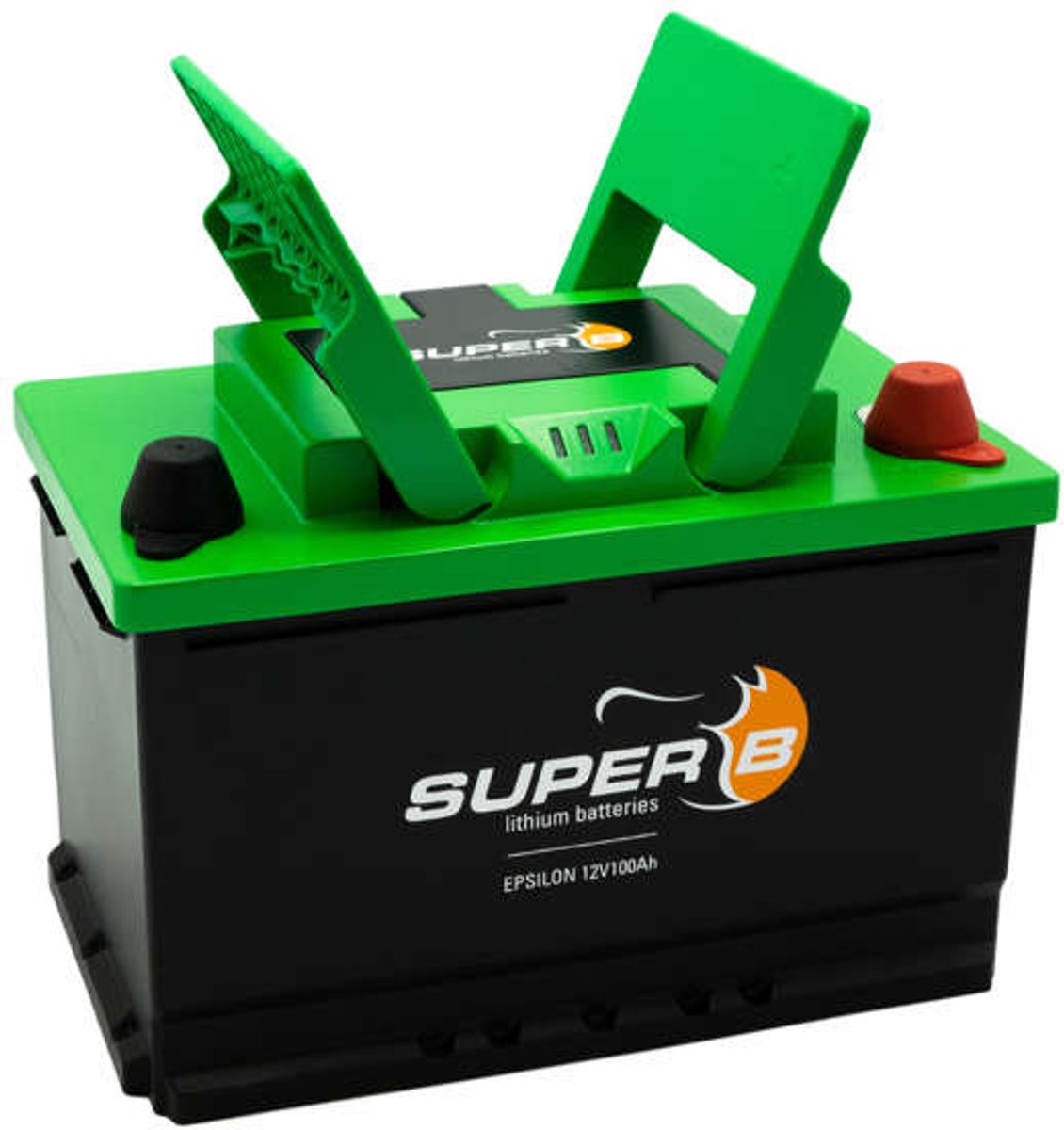 Super B Epsilon 12V 100Ah – Lithium Camper accu – LiFePO4 – Bluetooth BMS – met verwarmingsfunctie