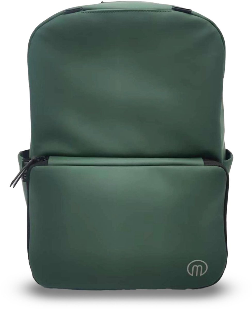 MiaMily Rugzak - Daddy Bag - Everyday Backpack - Forest green