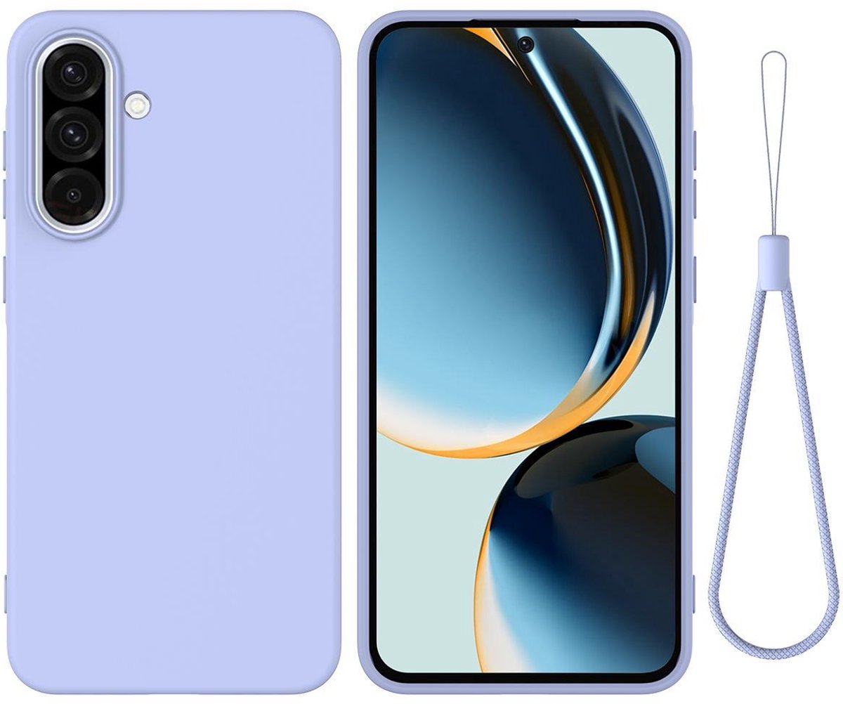 Mobigear Hoesje geschikt voor Samsung Galaxy A37 Siliconen Telefoonhoesje | Mobigear Rubber Touch Backcover | Galaxy A37 Case | Back Cover - Paars