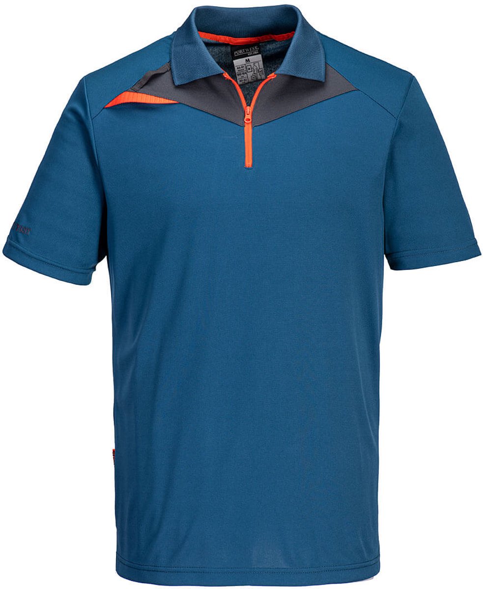 Portwest PW2 Hi Vis polo K/M DX410 - Metro blauw - XXL