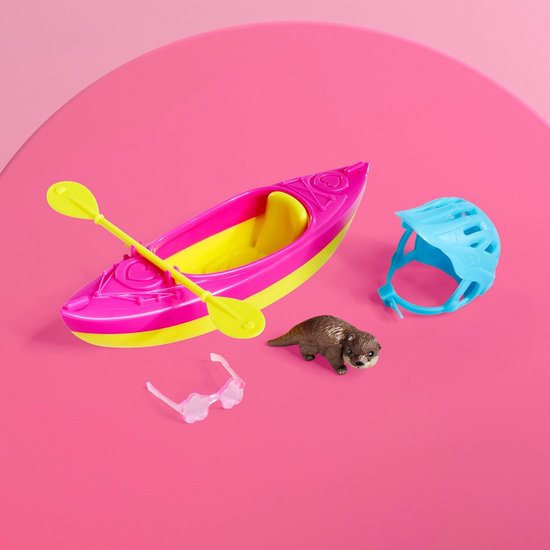 Poppen Accessoires Kajak met Peddel en Otter Vriendje — afbeelding 4
