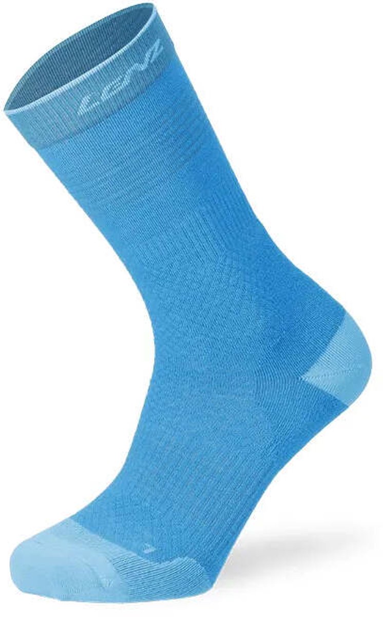 Sokken Lenz Merino 1 Mid Blauw