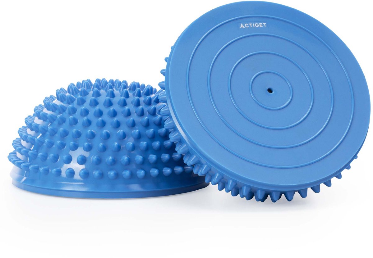 Actiget® Massage Bal | Set Van 2 | Triggerpoint Bal | Massage | Massage Accessoires | Blauw | 9 cm