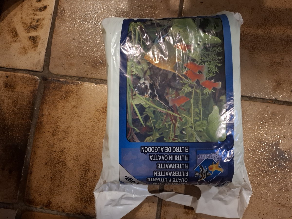 aquarium filtermateriaal filterwatten 3 x 100 gram