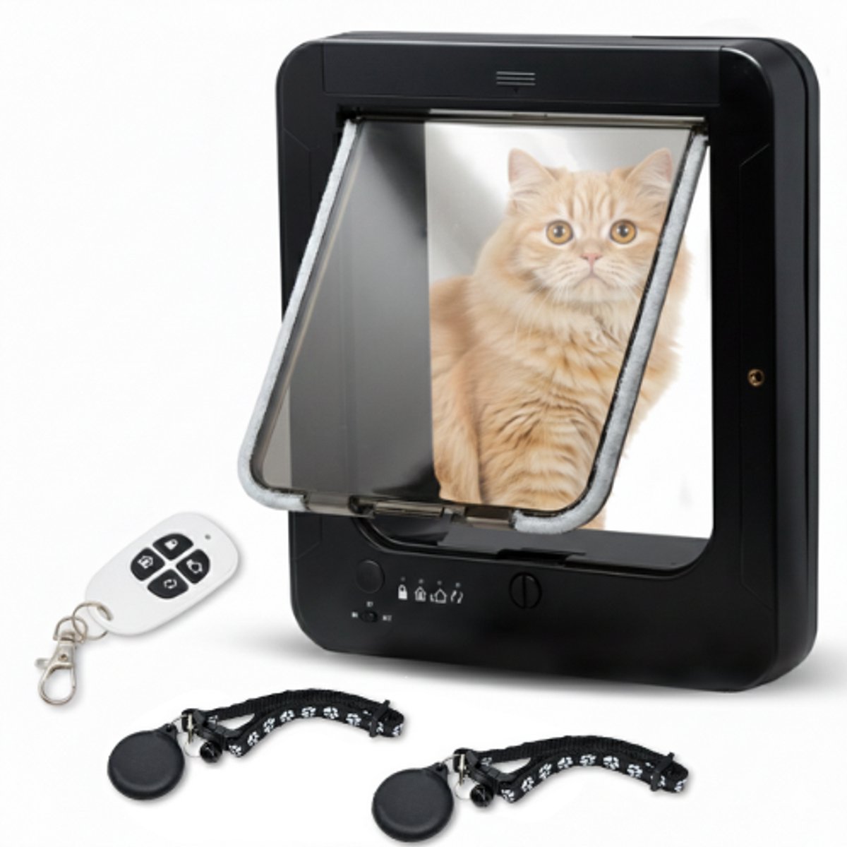 Kattenluik met chip-herkenning