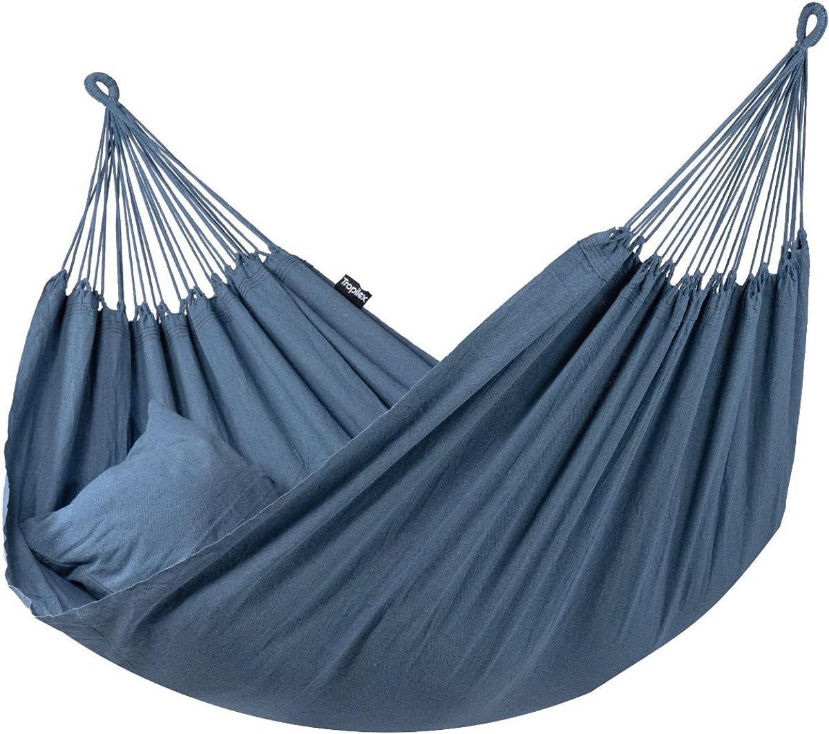 Comfortabele Braziliaanse Hangmat van Polycotton - Blauw
