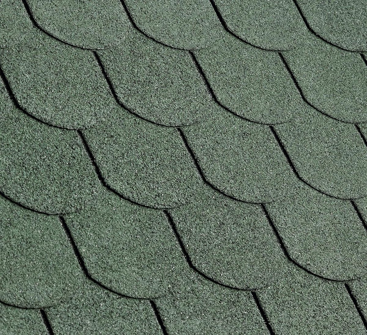 Premium Bitumen Dakshingles Beverstaartgroen voor Tuinhuis en Schuur 1m²