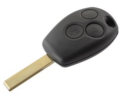 M Modecar - Autosleutelbehuizing - Renault Clio, Kangoo, Laguna Modus - Proste Grot - 3 Knoppen