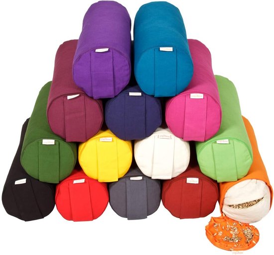Mini Yoga Bolster Nekrol in Magenta voor Ondersteuning van MINI — afbeelding 3