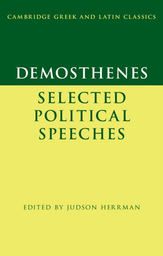 Cambridge Greek and Latin Classics- Demosthenes: Selected Po ... - cover