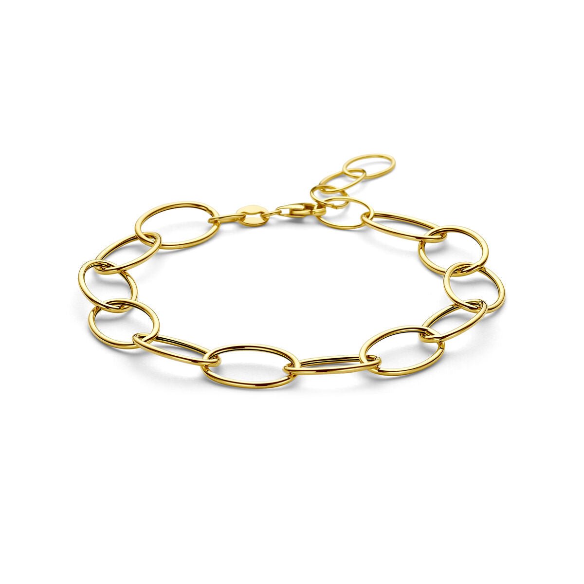 14K geelgouden armband 9,5 mm 17 + 3 cm - 4035175