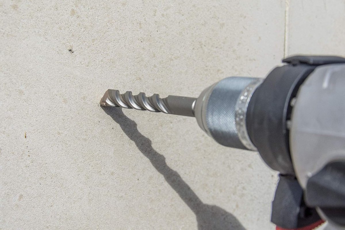 Sterke Beton- en Natuursteenboor met 3-Kantige Opname - 12mm Diameter