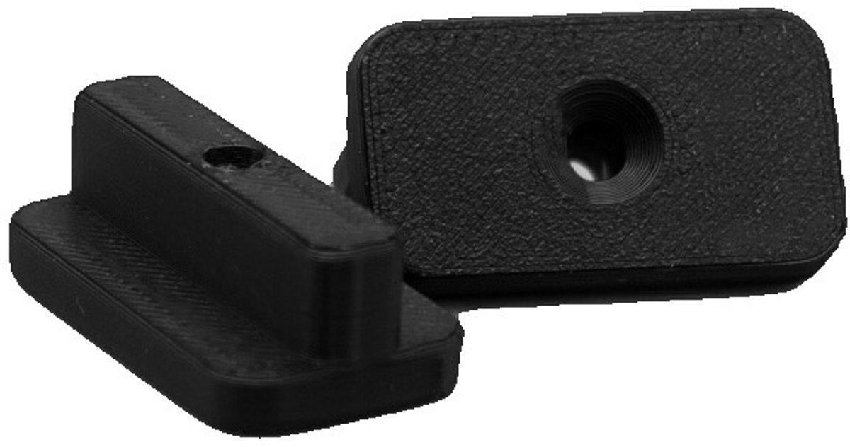 WPC/HKC Terrasplank Klemmen - Onzichtbare Bevestiging - Tough PLA (ABS Sterkte) - Eco-vriendelijk - 100 Stuks