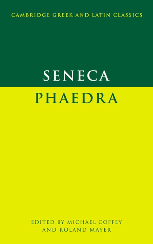 Cambridge Greek and Latin Classics- Seneca: Phaedra - cover