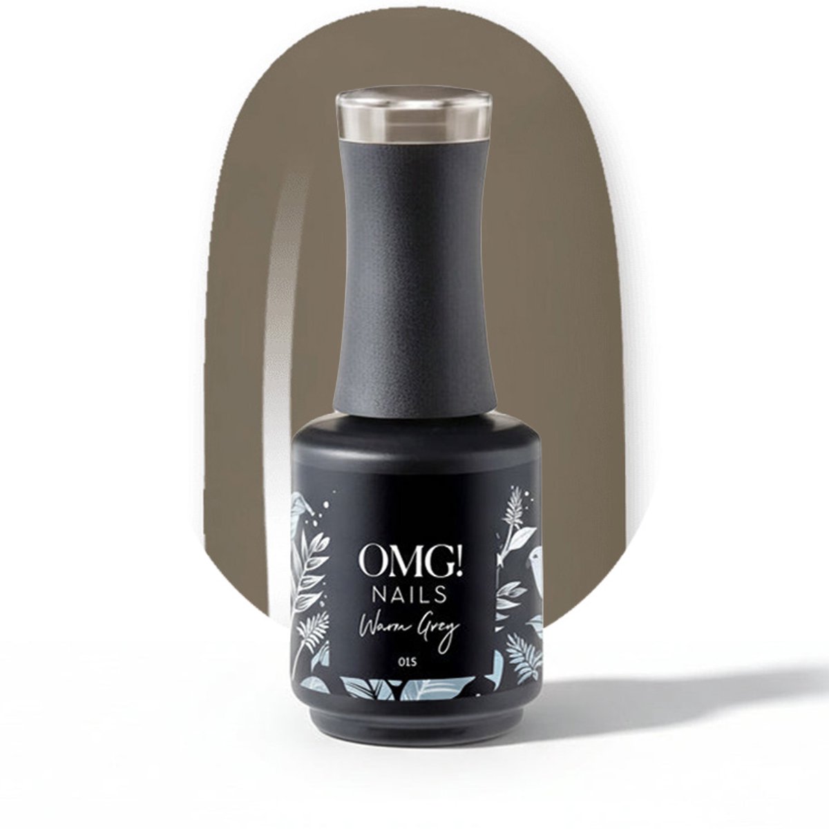 Limea OMG Gellak 015 Warm Grey 15ml - Gel nagellak - Grijze Gel lak - OMG nails