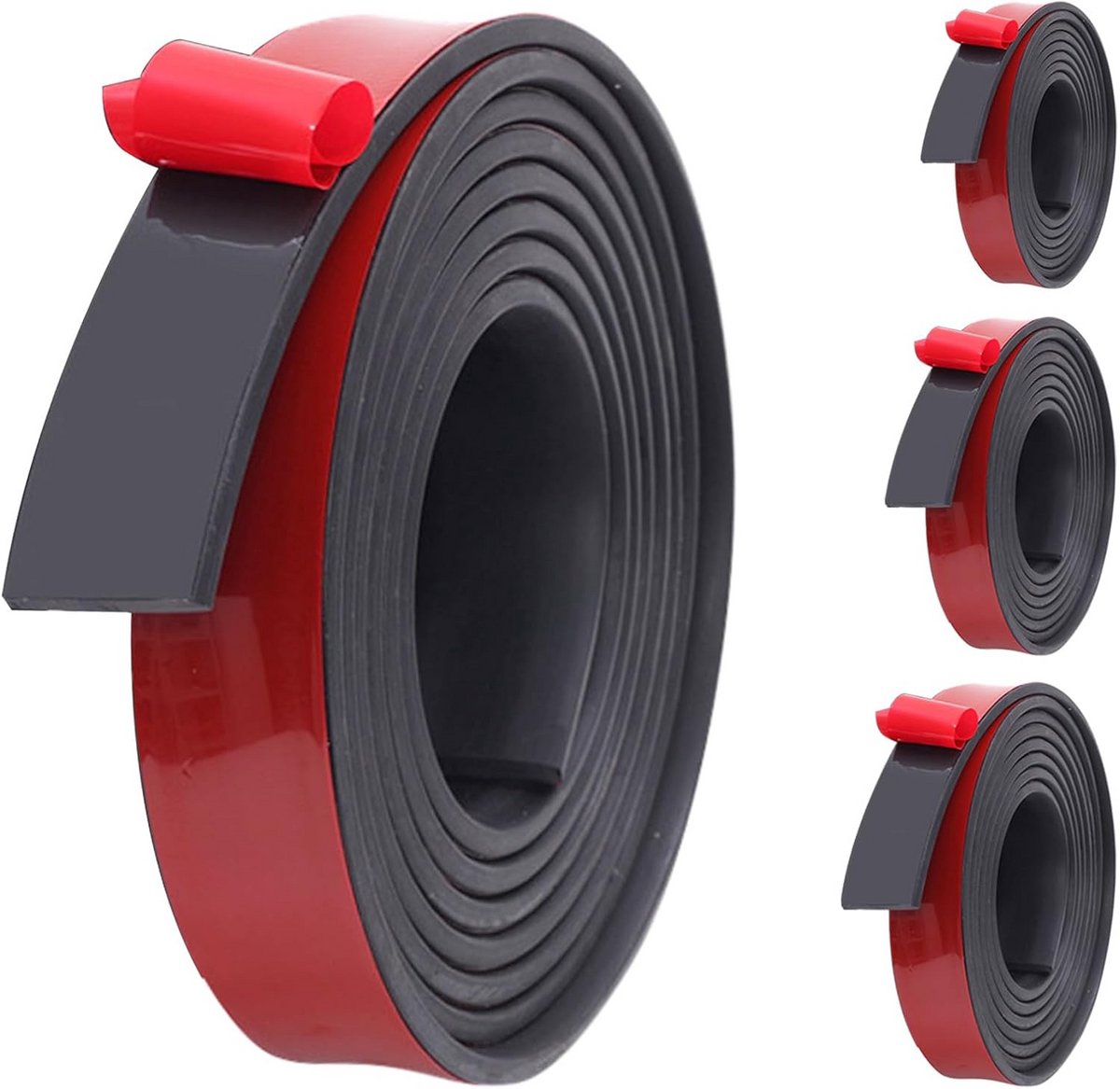 Zelfklevende Rubberen Strip Massief Neopreen Zwart voor Schokdemping en Afdichting 25mm x 3mm x 2m