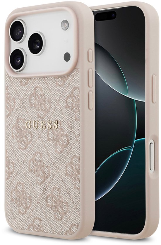 Guess Back cover pour Apple iPhone 17 Pro dans la couleur Rose