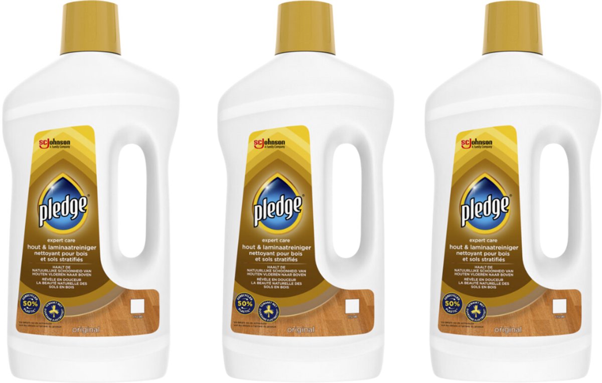 Pledge Clean it - hout & laminaatreiniger 3 x 750ML = 2.250ml
